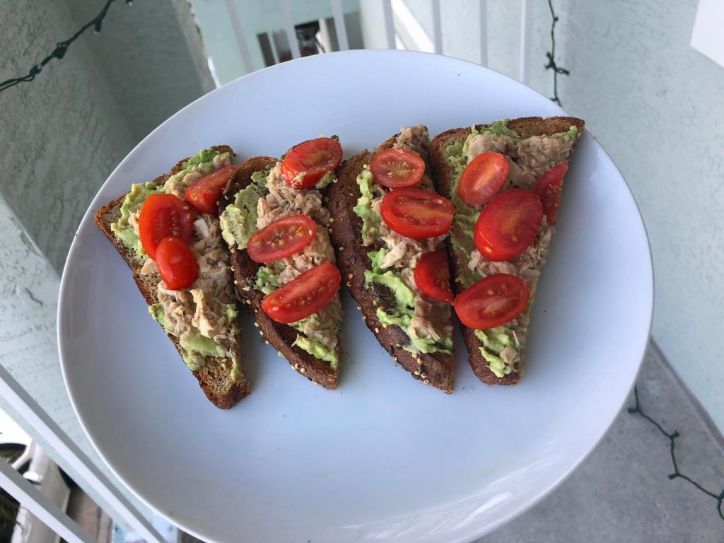 Recipe Tuna/Avocado Toast Janelle Famularo Fitness & Nutrition